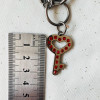EDGY HEART KEY CHAIN NECKLACE