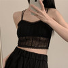 EDGY AESTHETIC LACE TRANSPARENT CROP TOP