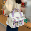 KAWAII STYLE SQUARED ANIME PRINTED HAND AND SHOULDER BAG