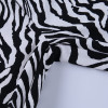 Y2K Aesthetic Zebra Pattern High Waist Black Pants
