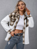 Indie Plaid Soft Sleeves Snap Jacket
