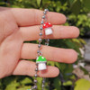 Goblincore mushroom necklace and bracelet