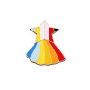 pride rainbow pins skirt