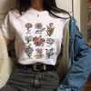 natural wildflower white tee