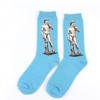 art fashion socks statue of david