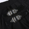 Egirl Asymmetrical Buckle Mini Shorts Skirt
