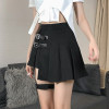 Egirl Asymmetrical Buckle Mini Shorts Skirt