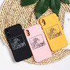 the great wave off kanagawa yellow, black, and pink phone cases