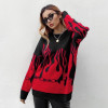 HARAJUKU FIRE STYLE KNITTED SWEATER-Cosmique Studio-aesthetic-clothing-store