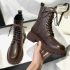 Academia Pu Leather Ankle Boots