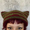 Cat Ears Knitted Beanie