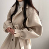 Dark Academia Belted Coat