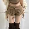 Cute Low Waist Fleece Shorts