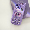 Sanrio character cute purple kuromi phone case
