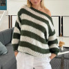 Chunky Striped Knit Sweater