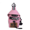 mobil strap purse backpack in pink