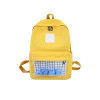 cute duck waterproof backpack in yellow
