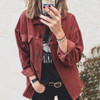 CORDUROY SHIRT JACKET-Cosmique Studio