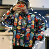 KOREAN STYLE CARTOON PRINTED HOODIE-Cosmique Studio