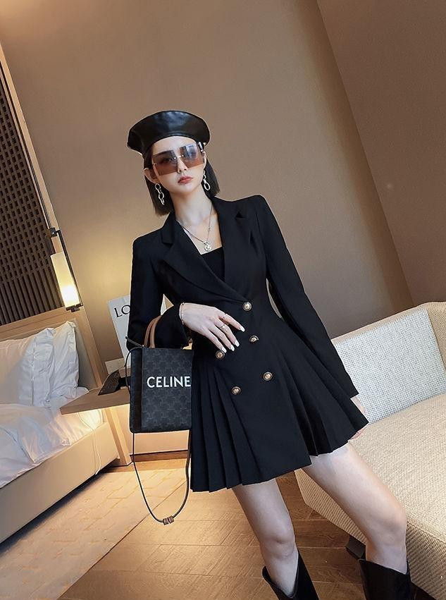 Vintage Elegant College Style Mini Dress