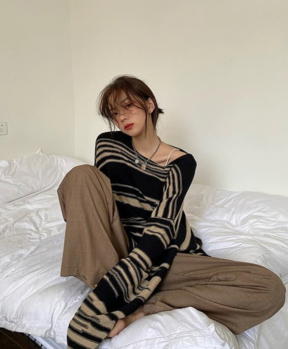 y2k-oversize-long-sleeve- y2k boarder long sleeve 薄くて伸びる系