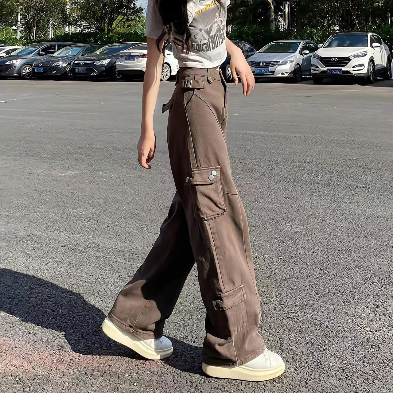 Fairy Grunge Cargo Pants - Cosmique Studio