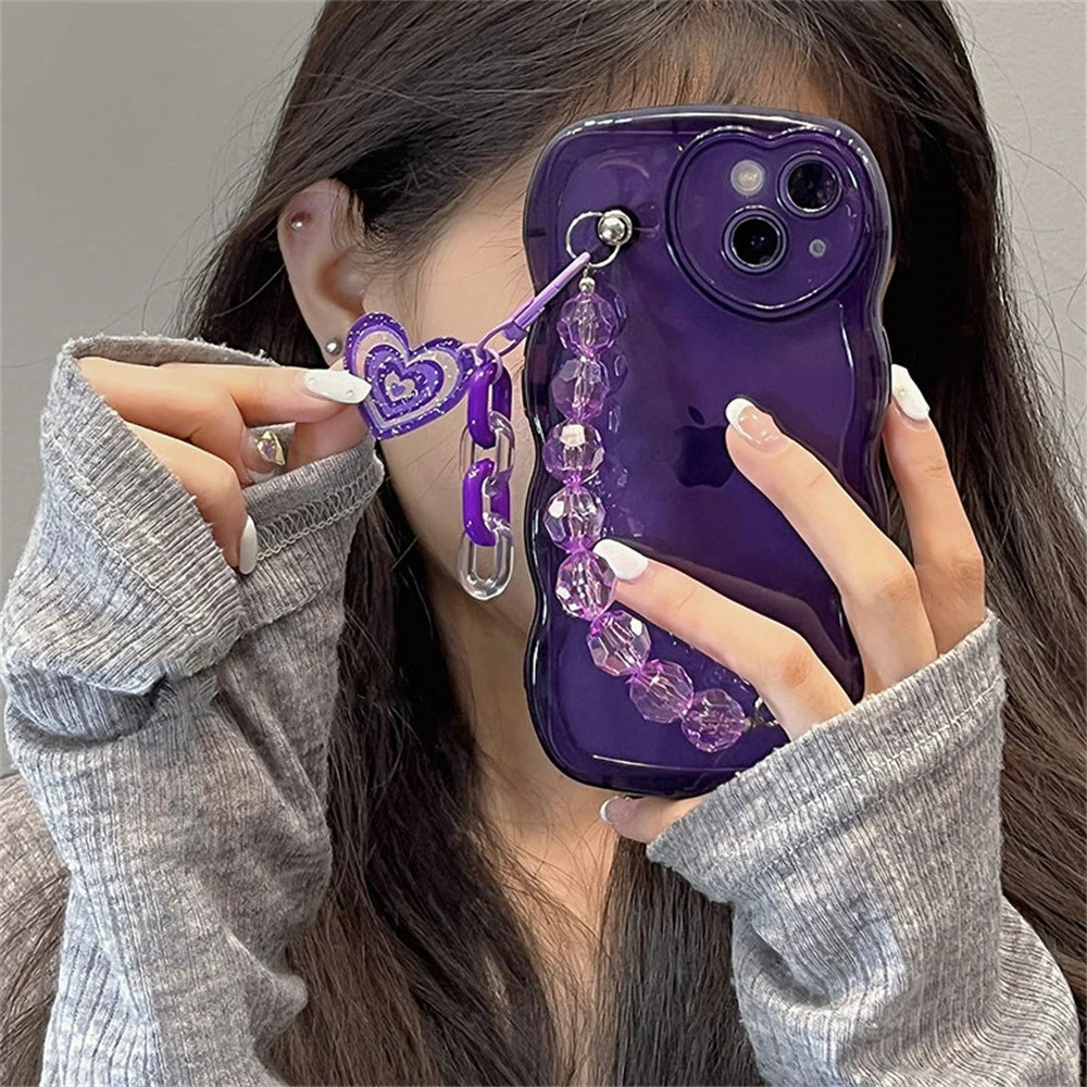 Y2k Purple Heart Phone Case - Cosmique Studio Y2k Purple Heart Phone Case - Cosmique Studio