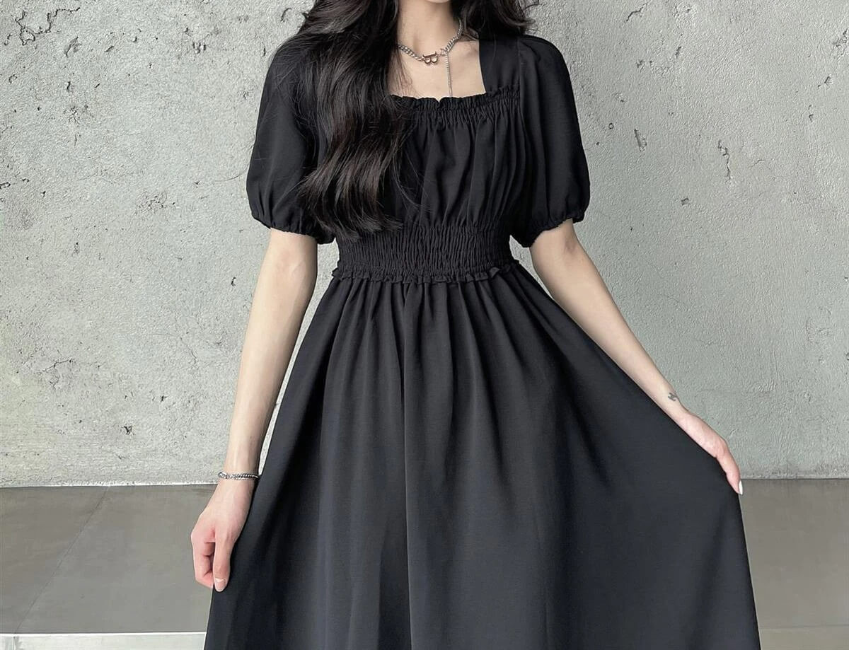 Academia Elegant Midi Dress