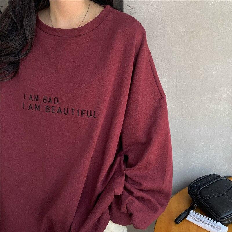 I AM BAD I AM BEAUTIFUL SWEATSHIRT 