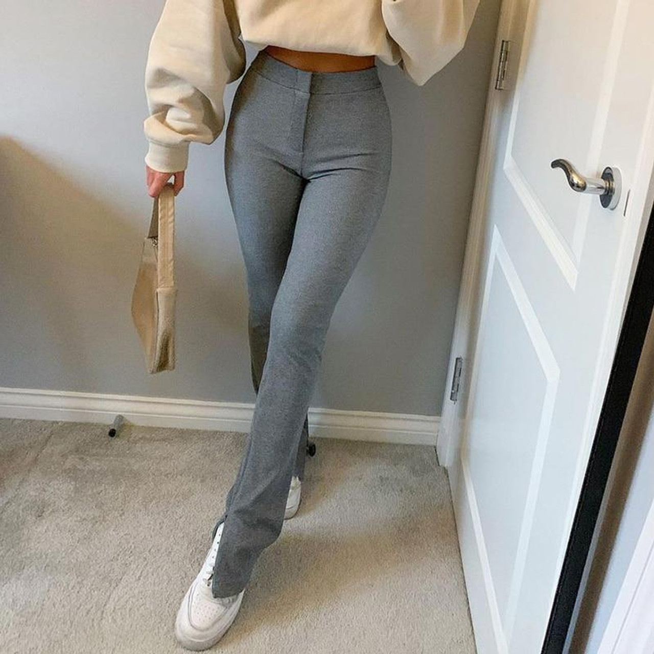 Streetwear Side Slit Sweatpants