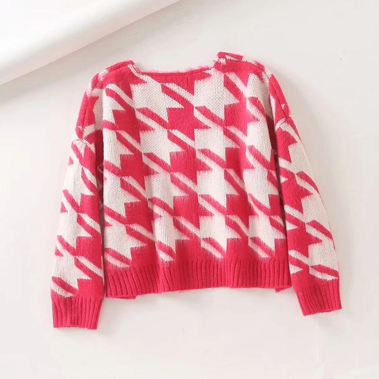 SOFT GIRL PINK SWEATER - Cosmique Studio