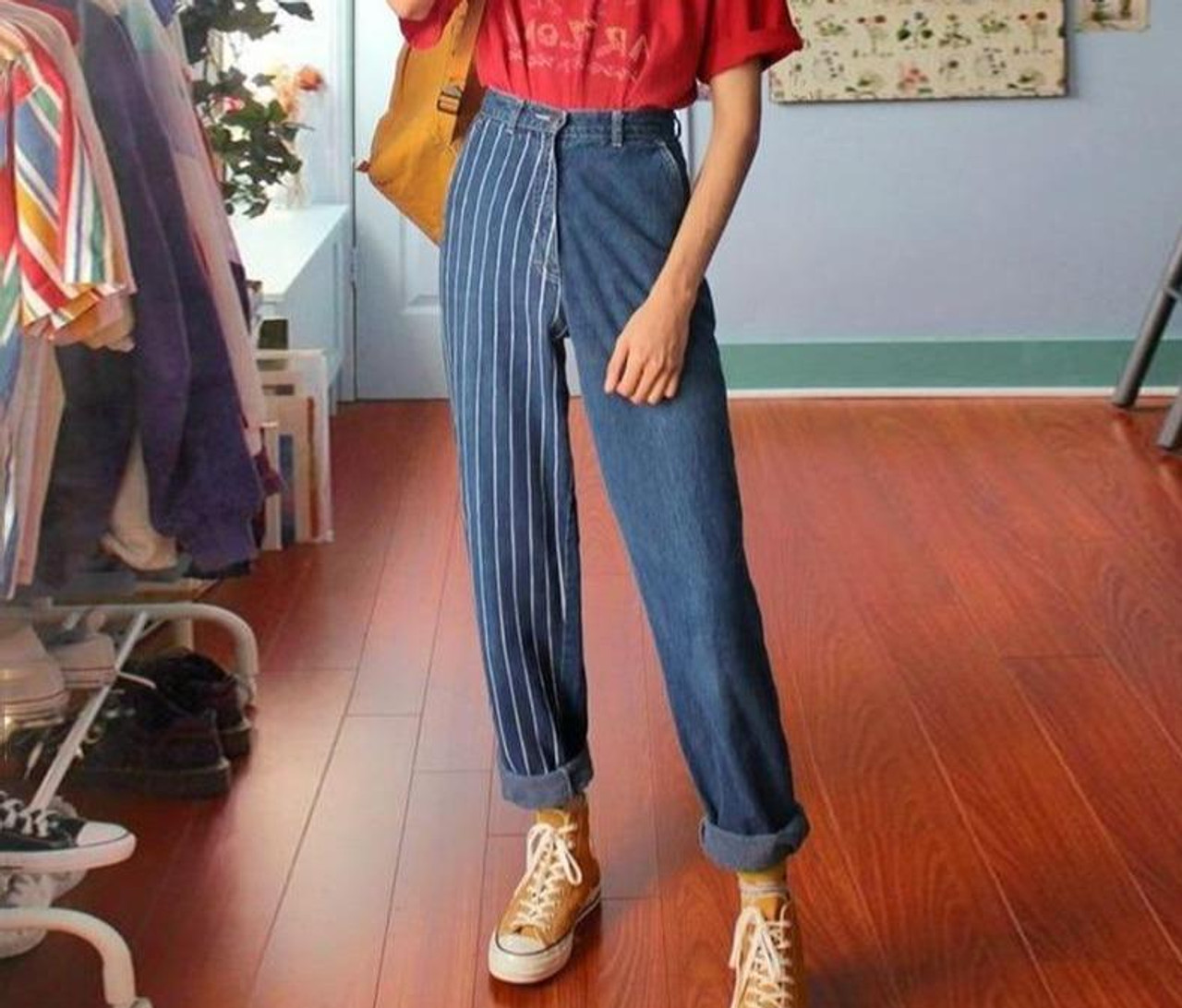 Y2K Aesthetic Wide Leg Jeans