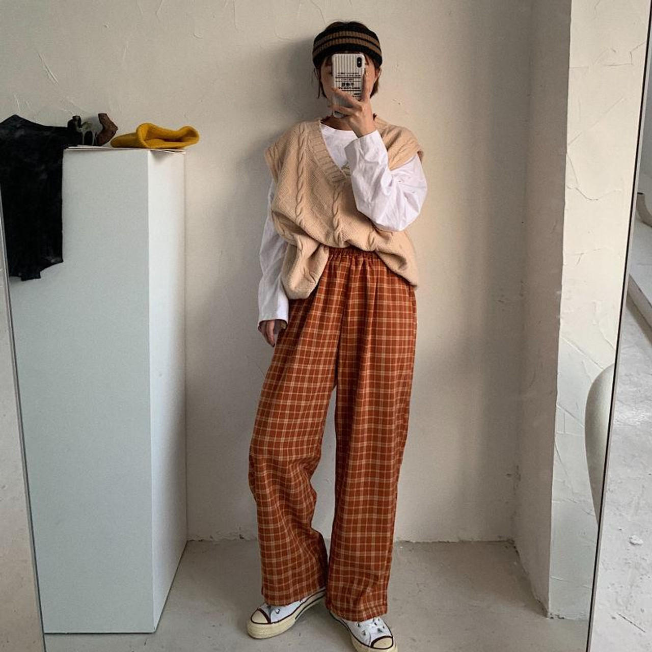 Y2K AESTHETIC CORDUROY PANTS - Cosmique Studio