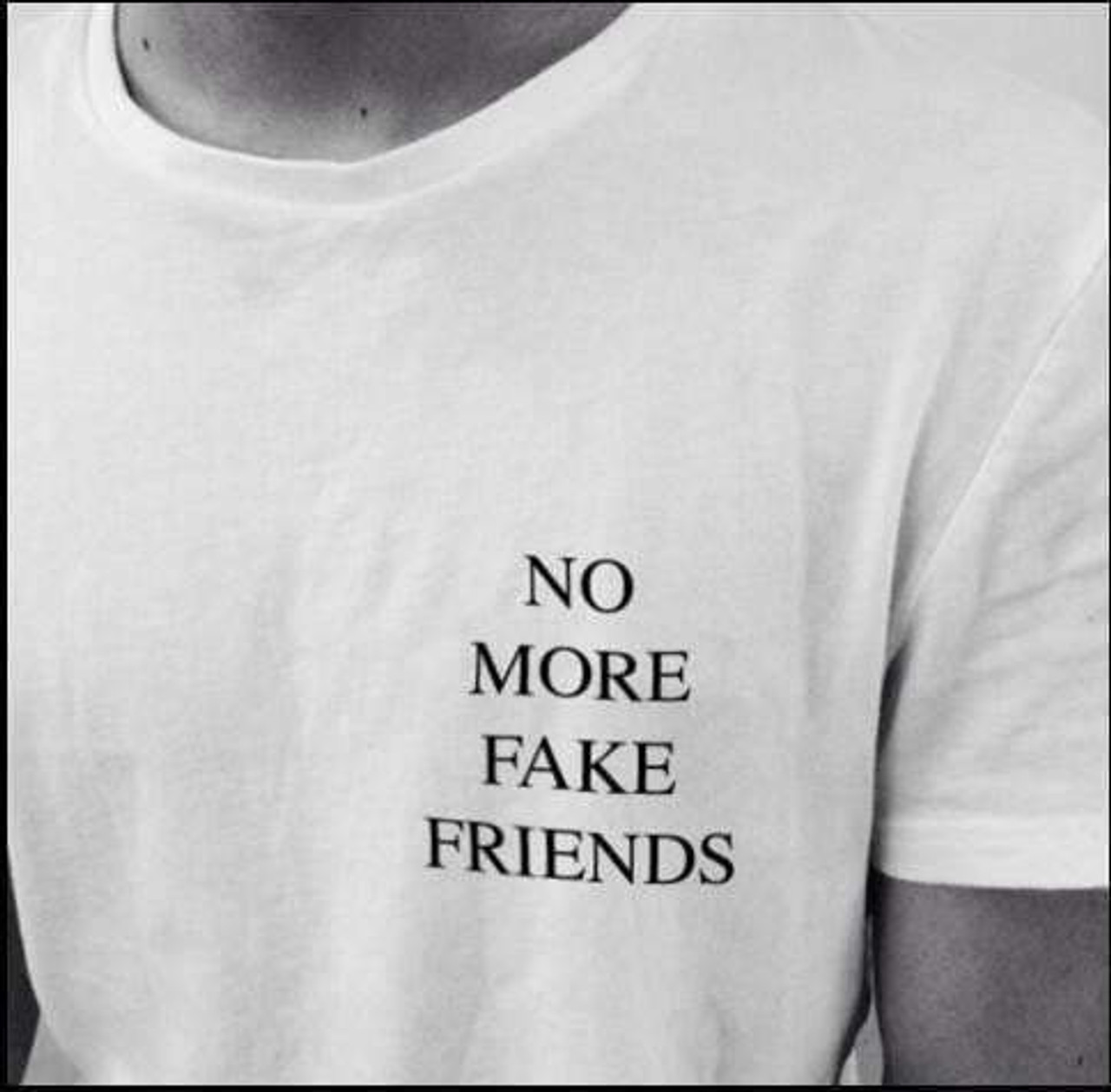 no more fake friends shirt