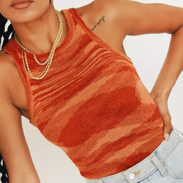 FANO STUDIOS Knit Tank Top Panel Dress｜レディース