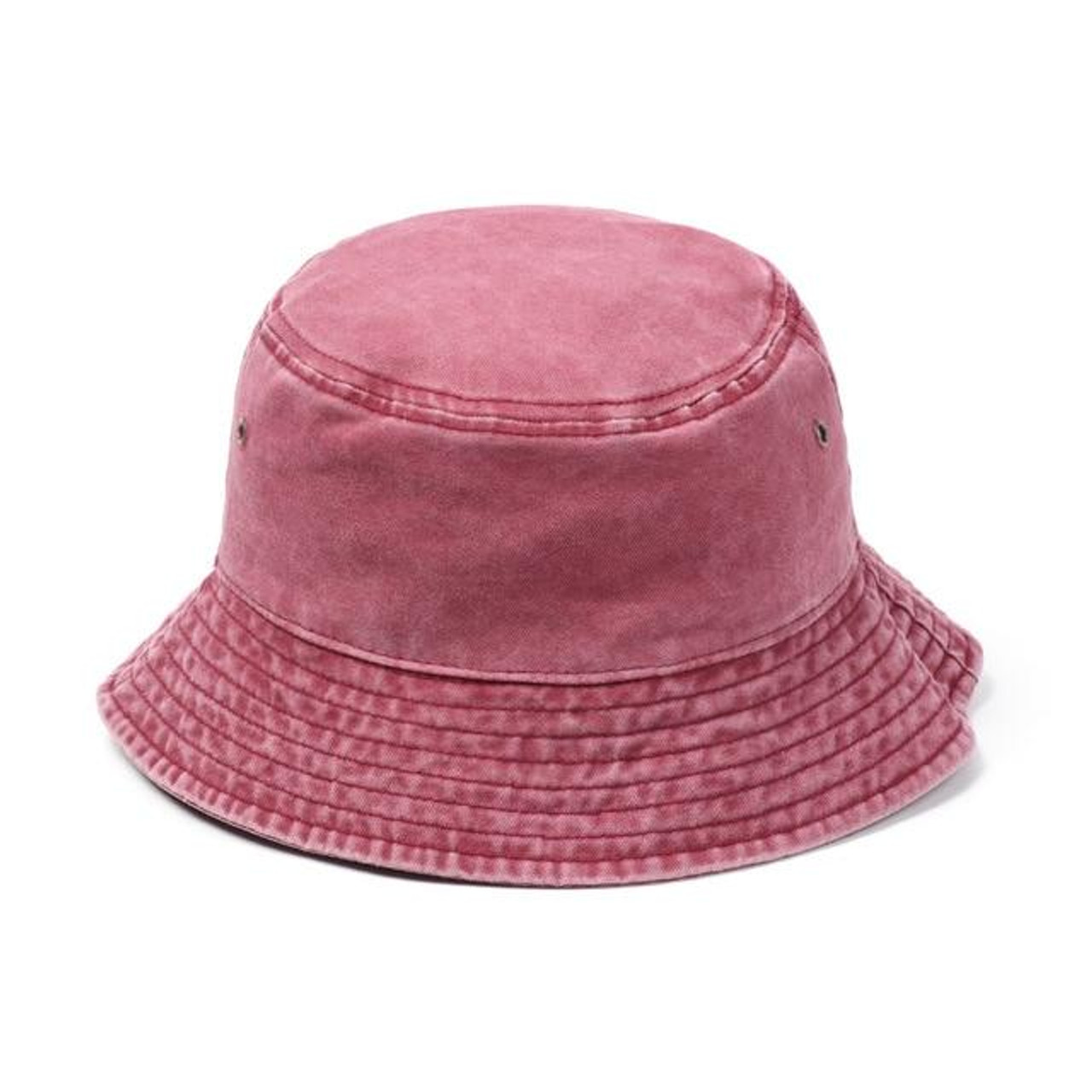 Japanese Niche Hand-flanged Designer Bucket Hat Button Decoration Ins Babes  Pink Retro Short-brimmed Denim Basin Caps for Women - AliExpress
