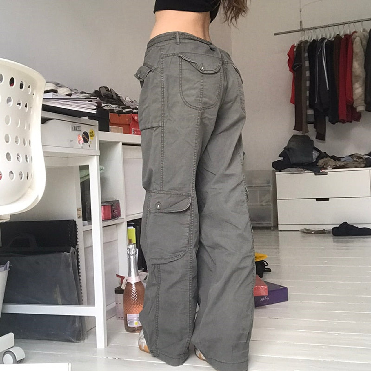 Y2K Star Low Waist Pants