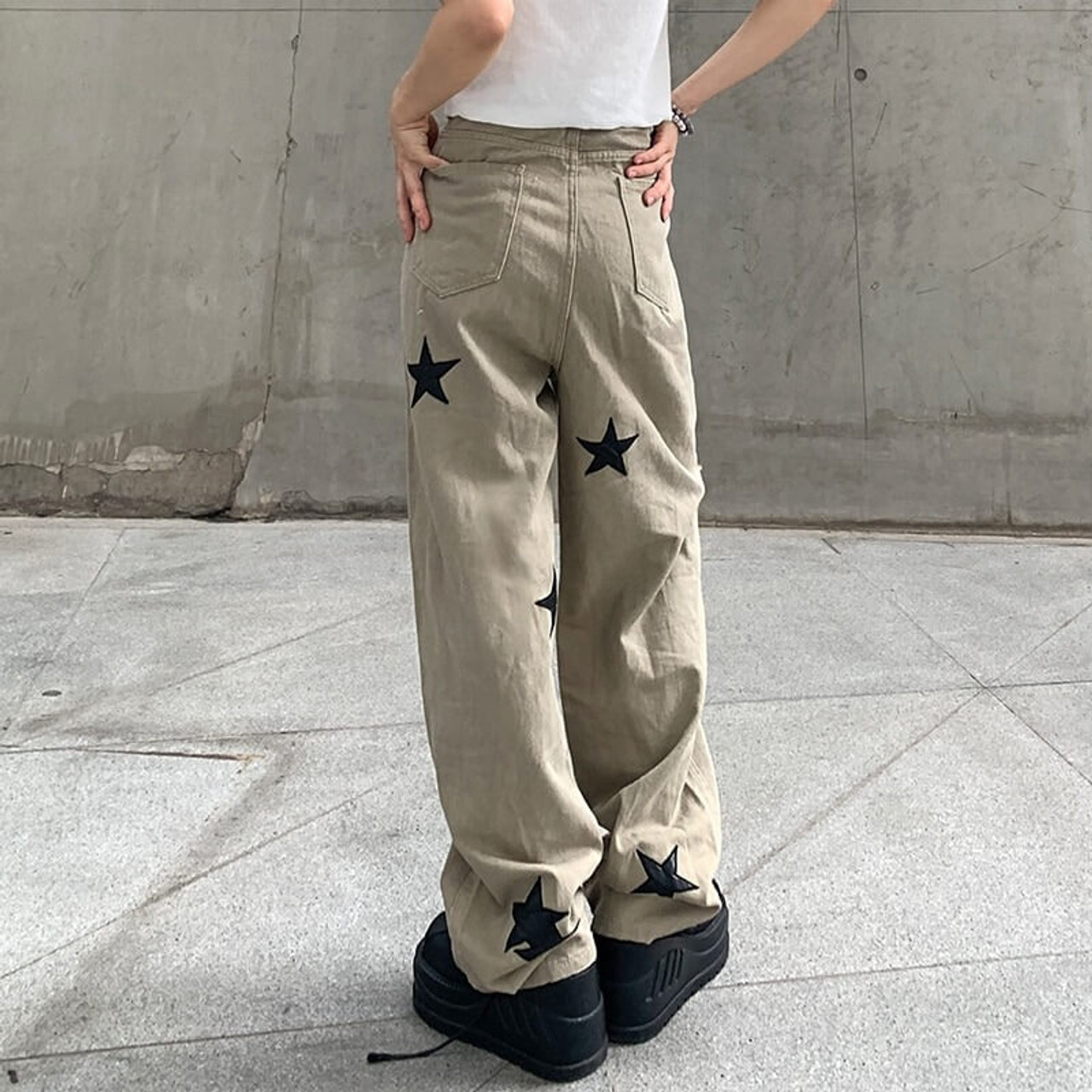 Y2K Star Printed Cargo Pants – Litlookz Studio