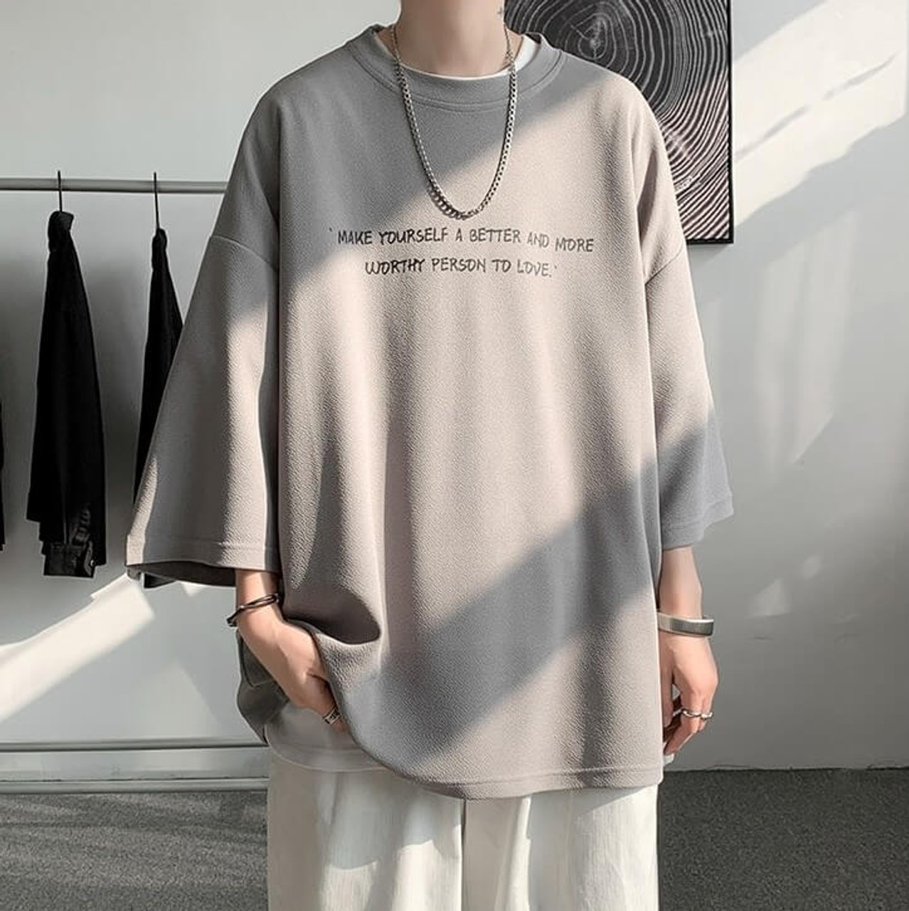 Oversize Stylish Men Tee - Cosmique Studio