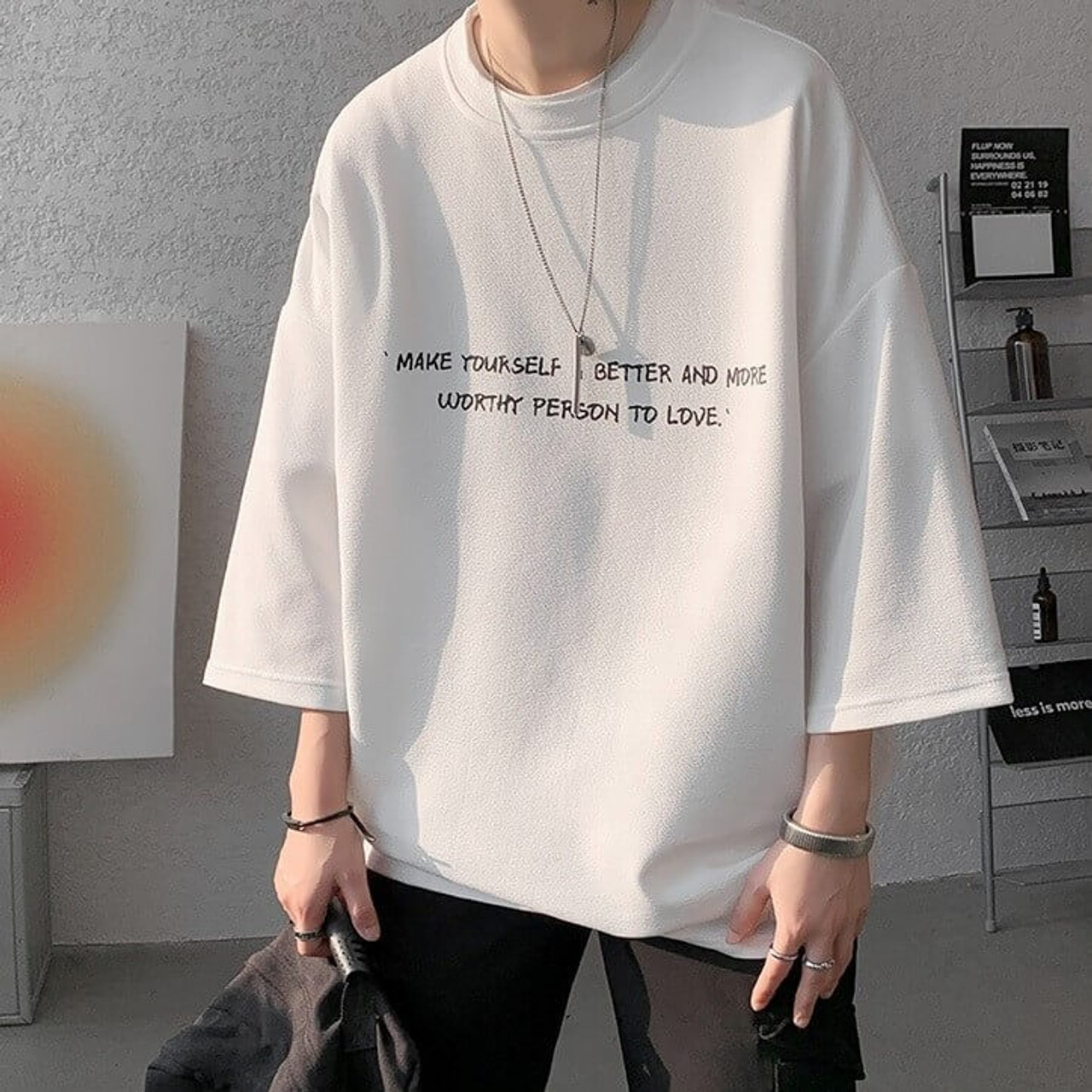 Oversize Stylish Men Tee - Cosmique Studio