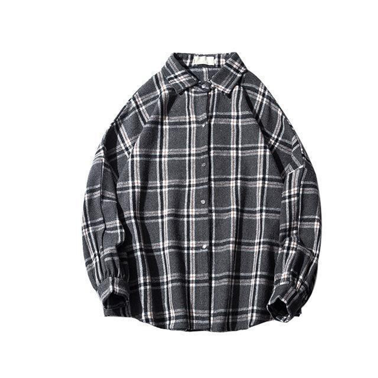 Vintage Plaid Men Shirt - Cosmique Studio