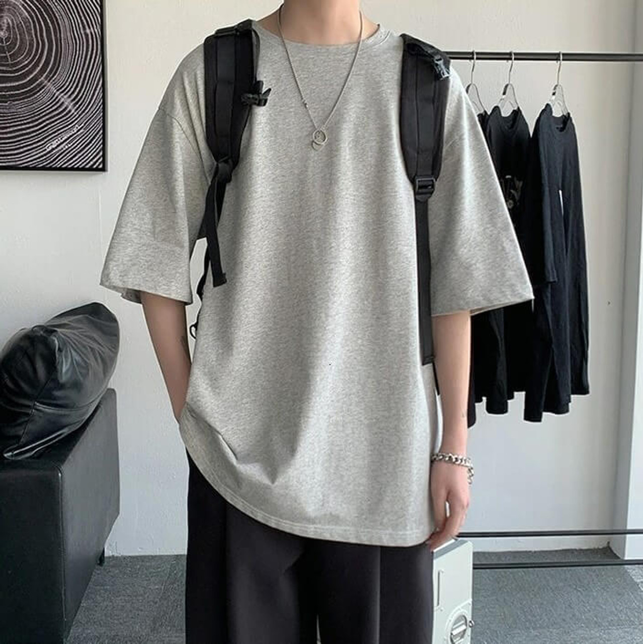 Oversize Basic Unisex Tee - Cosmique Studio