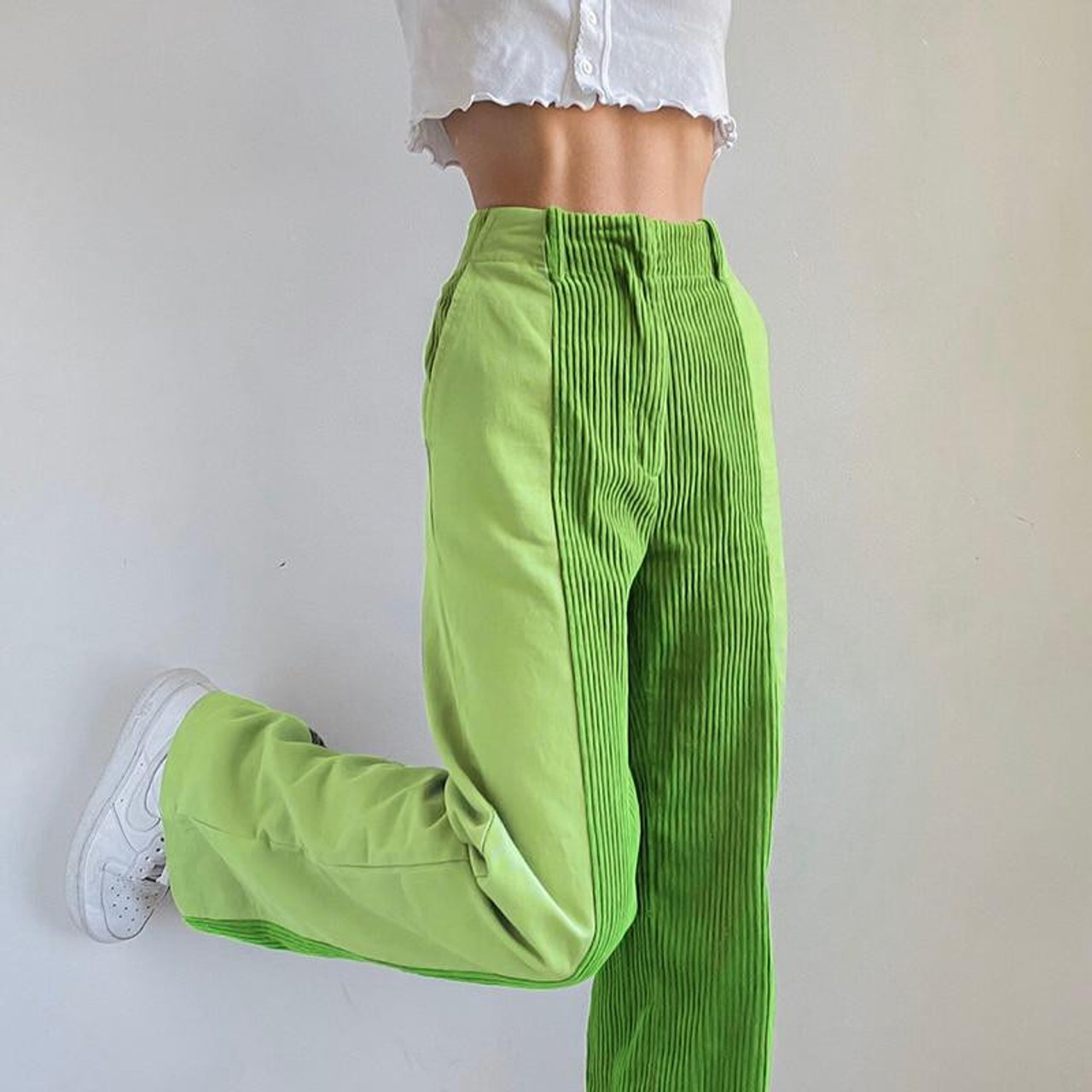 Y2K AESTHETIC CORDUROY PANTS - Cosmique Studio