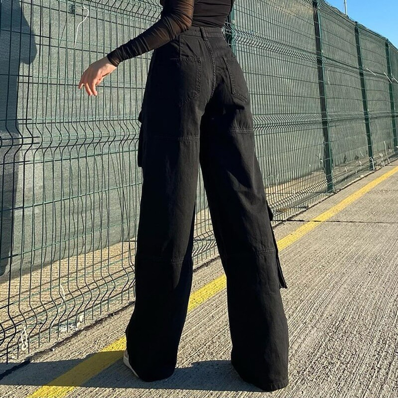 Y2k Baggy Cargo Pants - Cosmique Studio