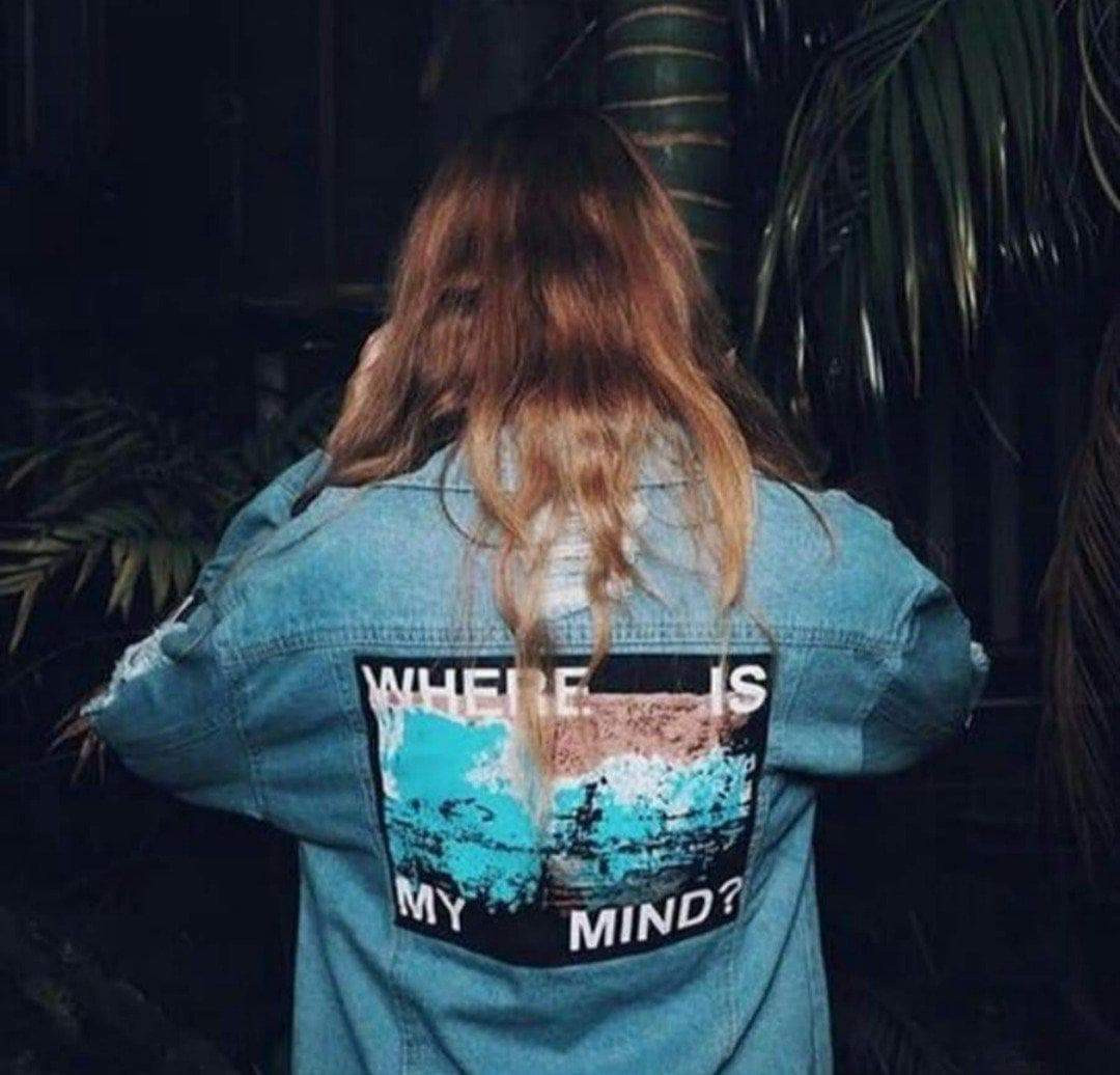 Where Is My Mind Denim Jacket - Cosmique Studio