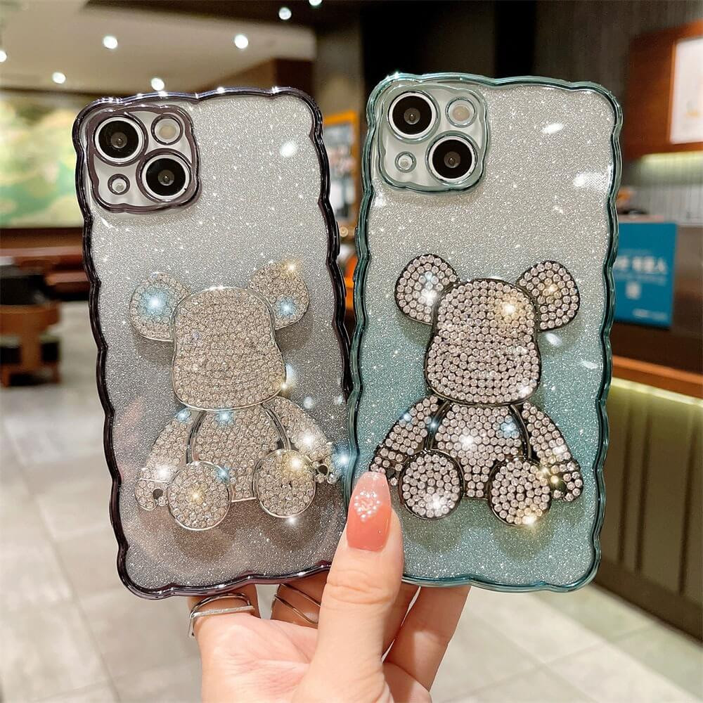 Bear Pattern Aesthetic Bear Phone Case Baddie Aesthetic Bear Phone