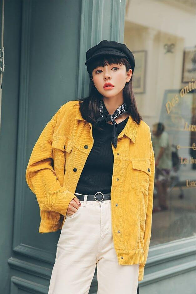 Corduroy Yellow Jacket - Cosmique 