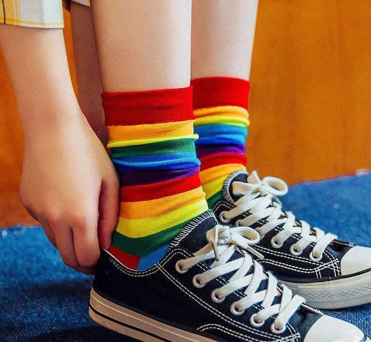 Cute Rainbow Socks - Cosmique Studio