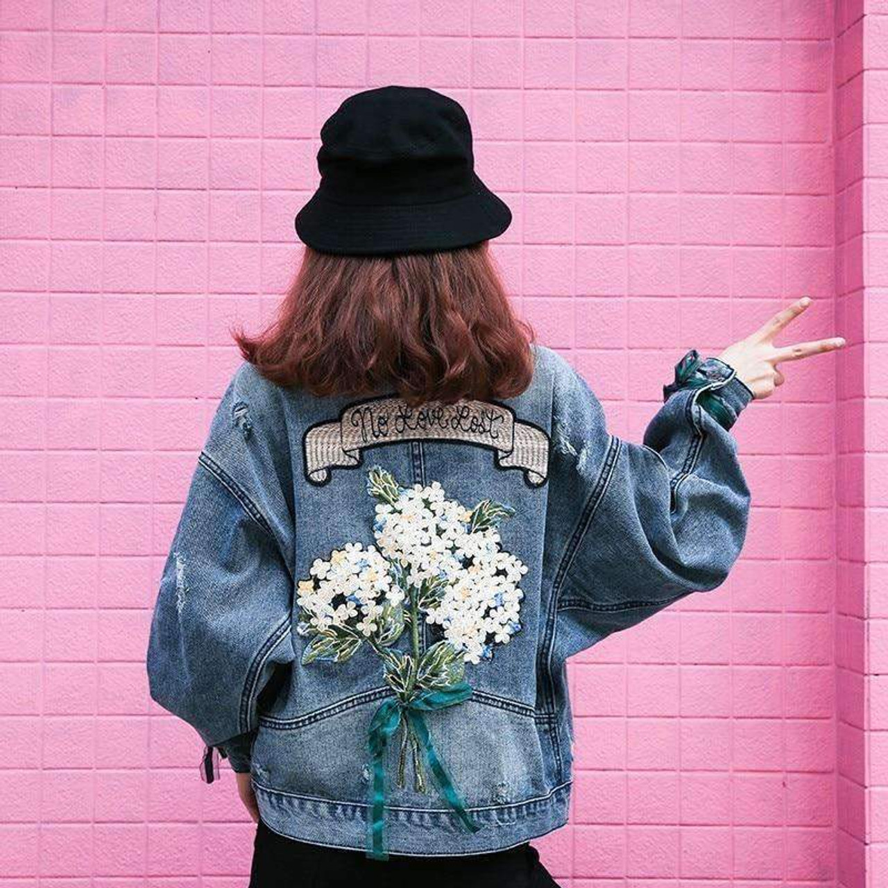 fairy grunge denim jacket フリンジ y2k モード fairy grunge denim jacket フリンジ y2k モード - メルカリ
