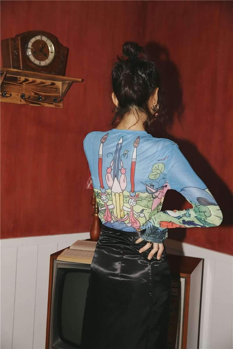 sheer-mesh-top-graphic-tee-
